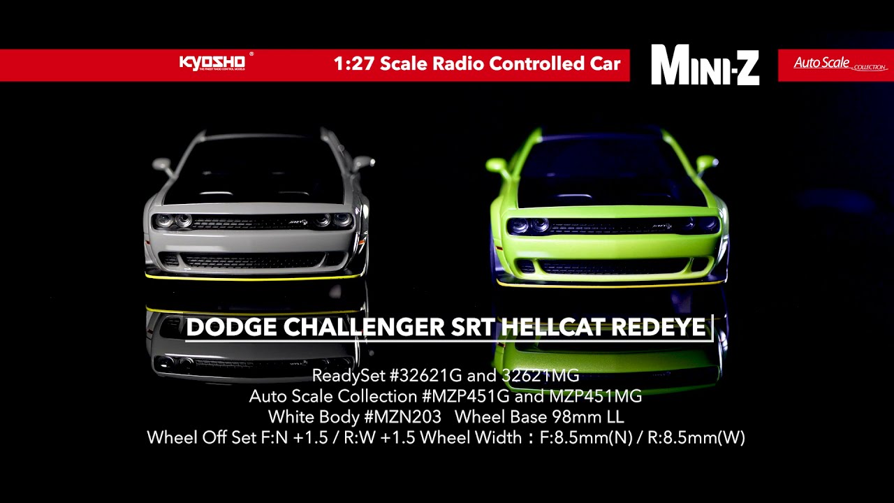 KYOSHO CORPORATION　KYOSHO MINI-Z AWD DODGE CHALLENGER SRT HELLCAT REDEYE