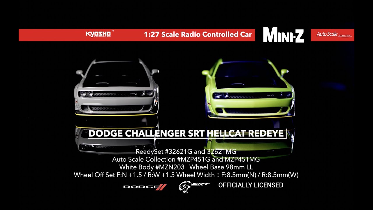 KYOSHO CORPORATION　KYOSHO MINI-Z AWD DODGE CHALLENGER SRT HELLCAT REDEYE