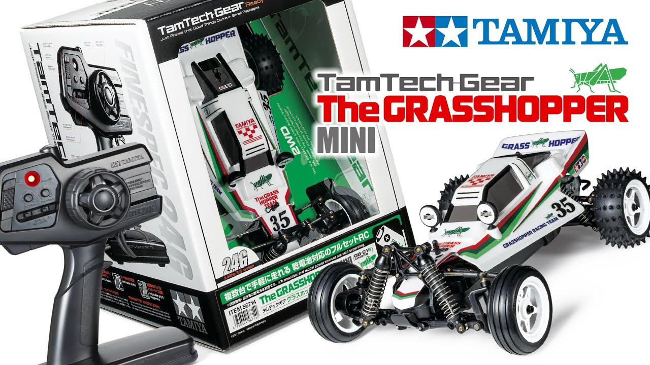 TAMIYA INC Youtube Channel  　タミヤ RC タムテックギア グラスホッパーミニ（GB-01Sシャーシ）TAMIYA TamTech-Gear The GRASSHOPPER MINI（GB-01S CHASSIS）