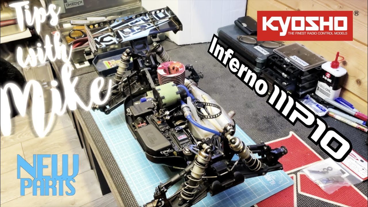 KYOSHO CORPORATION　KYOSHO Vlog 14 マイクの “インファーノMP10 TKI2” おすすめオプションパーツを紹介