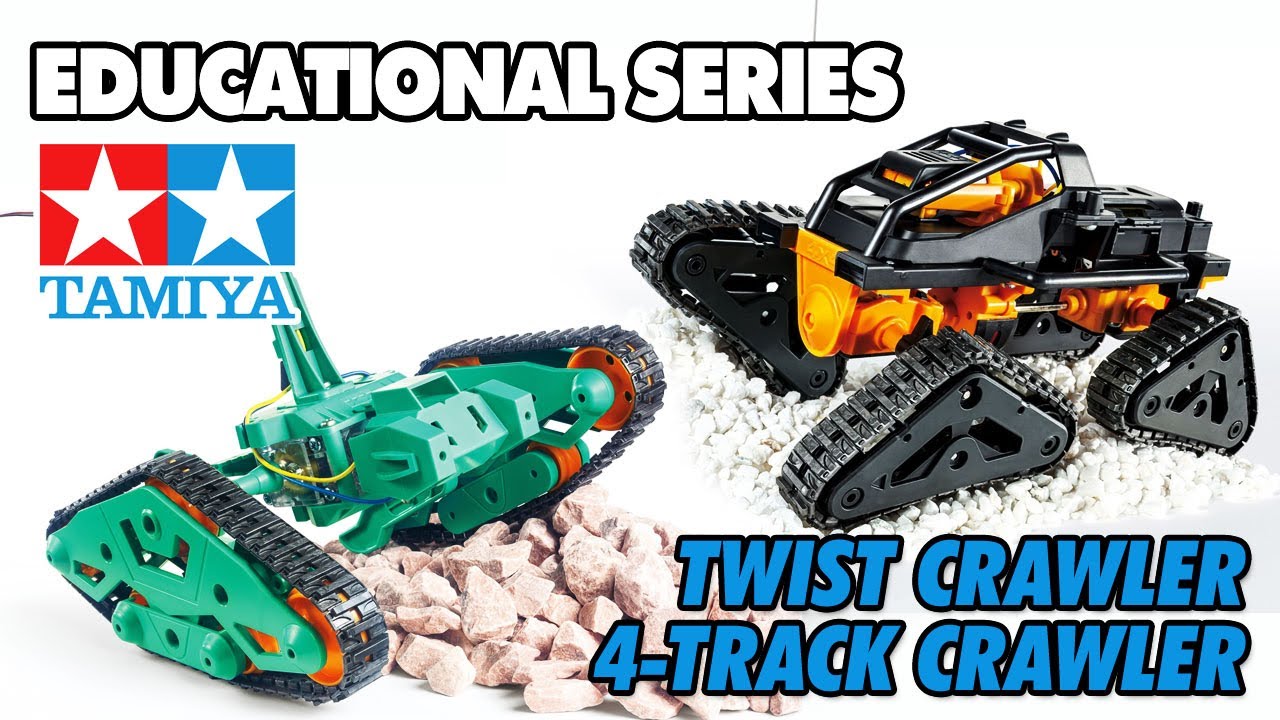 TAMIYA USA Youtube Channel Educational Series Crawlers – 4-Track Crawler / Twist Crawler