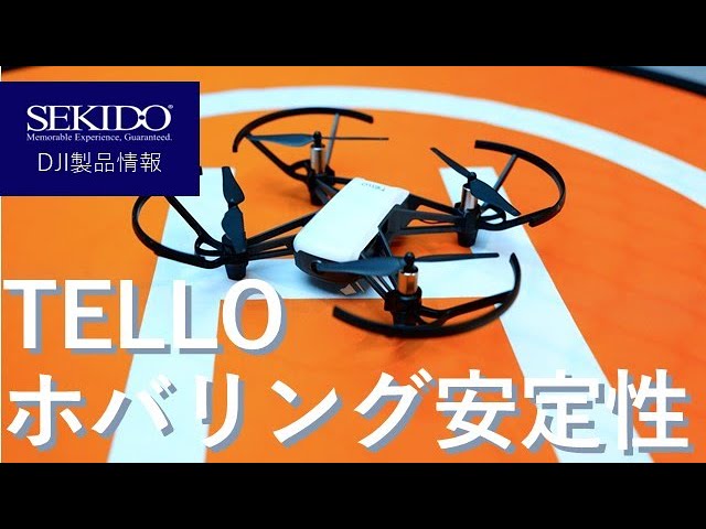 株式会社セキド公式チャンネル　TELLO　ホバリング安定性　サンプル動画【セキド公式】