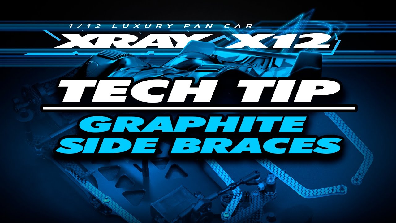 XRAY Official Youtube Channel  XRAY X12’22 – Tech Tip – Graphite Side Braces