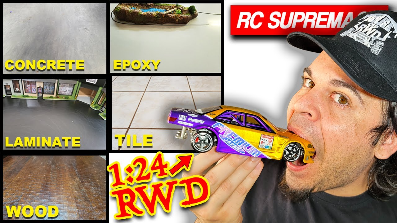 RC SUPREMACY Youtube Channel　5 Surfaces YOU can MICRO RC Drift in your HOUSE