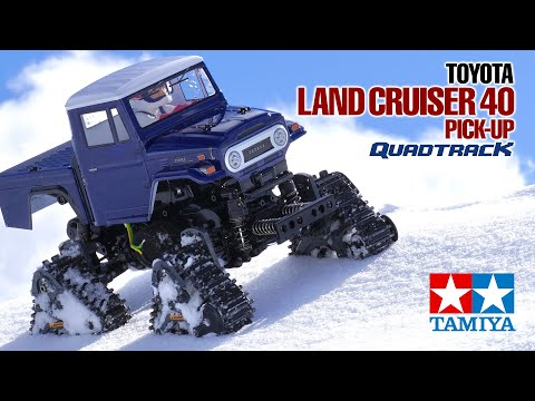 TAMIYA INC Youtube Channel  　TAMIYA R/C TOYOTA LAND CRUISER 40 PICK-UP QUADTRACK（GF-01FT）タミヤ トヨタ ランドクルーザー 40 ピックアップ クワッドトラック