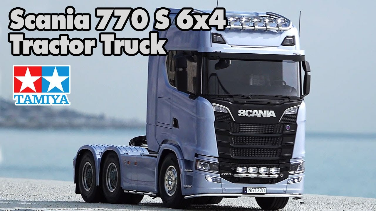 TAMIYA USA Youtube Channel 　Tamiya 56368 1/14 Scania 770 S 6X4 Semi Truck