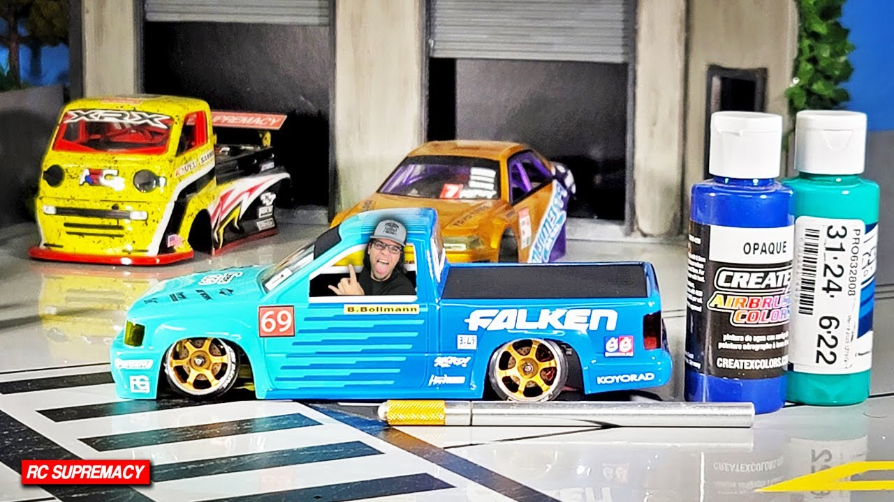 RC SUPREMACY Youtube Channel　Custom FALKEN TIRE micro RC DRIFT Truck BUILD