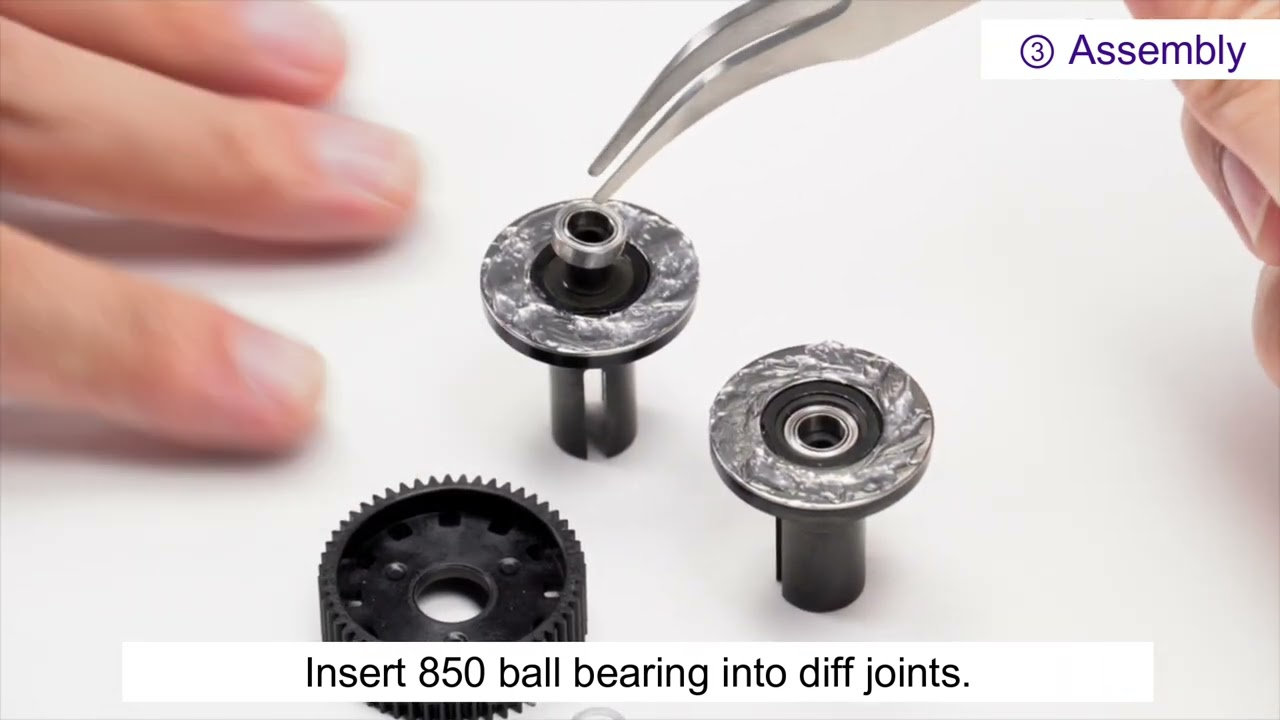 TAMIYA INC Youtube Channel　TAMIYA TD2/TD4 Ball Differential Assembly