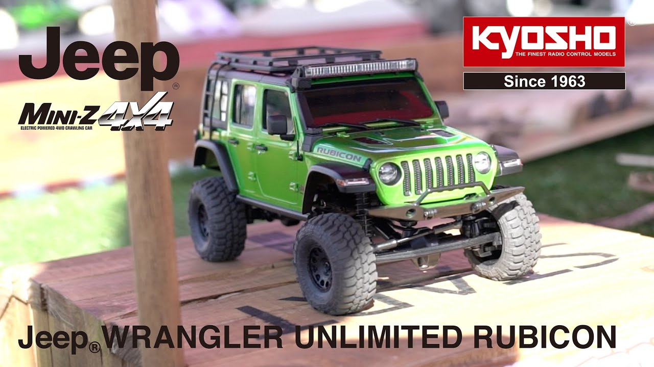 KYOSHO CORPORATION　KYOSHO MINIZ-4×4 Jeep®︎Wrangler Unlimited Rubiconwith Accessory parts