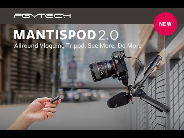 株式会社セキド公式チャンネル　進化した Vlog向け多機能ミニ三脚 PGYTECH MANTISPOD 2.0【PGYTECH JAPAN】