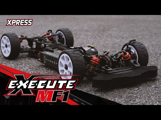 Xpress OfficialChannel　Xpress Execute MF1 1/10 Mid Mount FWD on track video