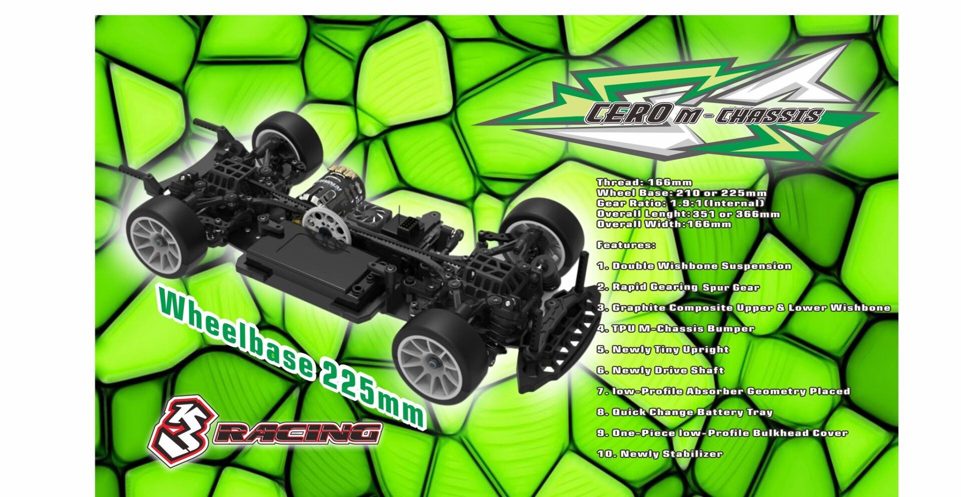 3Racing CERO ｍ-chassis AWD 210/255　発売時期について