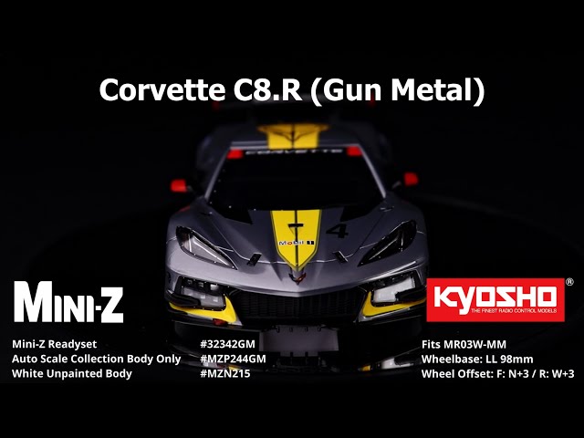 KYOSHO CORPORATION　KYOSHO MINI-Z RWD CHEVROLET® CORVETTE® C8.R Gunmetal