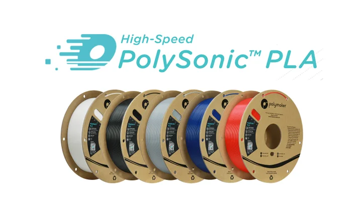 株式会社サンステラ　高速造形フィラメント「Polysonic™PLA」を発売