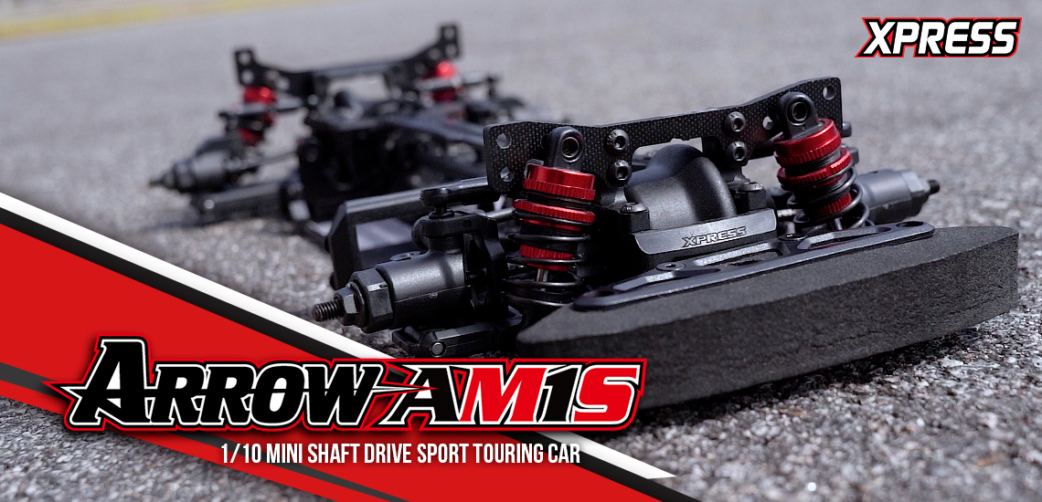 XPRESS　ARROW AM1S 1/10 MINI SPORTS 4WD SHAFT DRIVE TOURING CARを発表