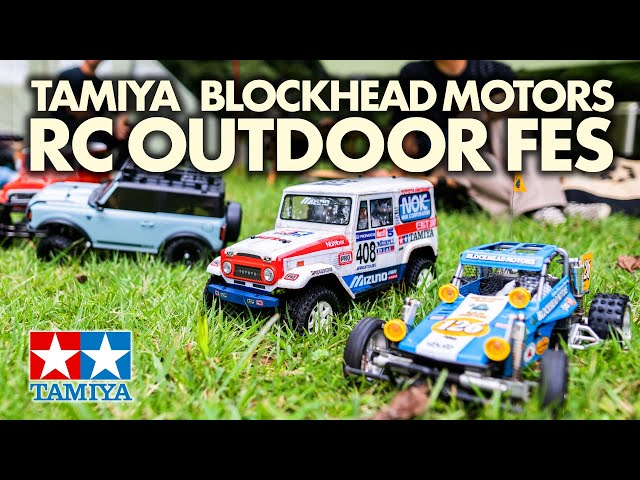 TAMIYA INC Youtube Channel  TAMIYA BLOCKHEAD MOTORS RC OUTDOOR FES 2023 タミヤ ブロックヘッドモータース RC アウトドアフェス