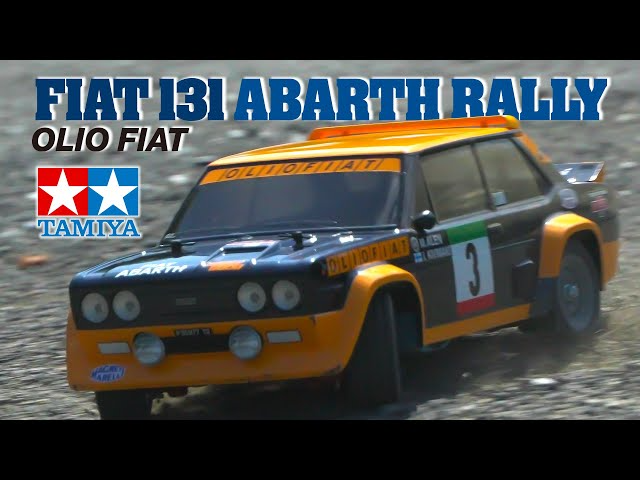 TAMIYA INC Youtube Channel  TAMIYA 1/10 R/C FIAT 131 ABARTH RALLY OLIO FIAT (MF-01X CHASSIS)タミヤ フィアット131 アバルト ラリー OLIO FIAT