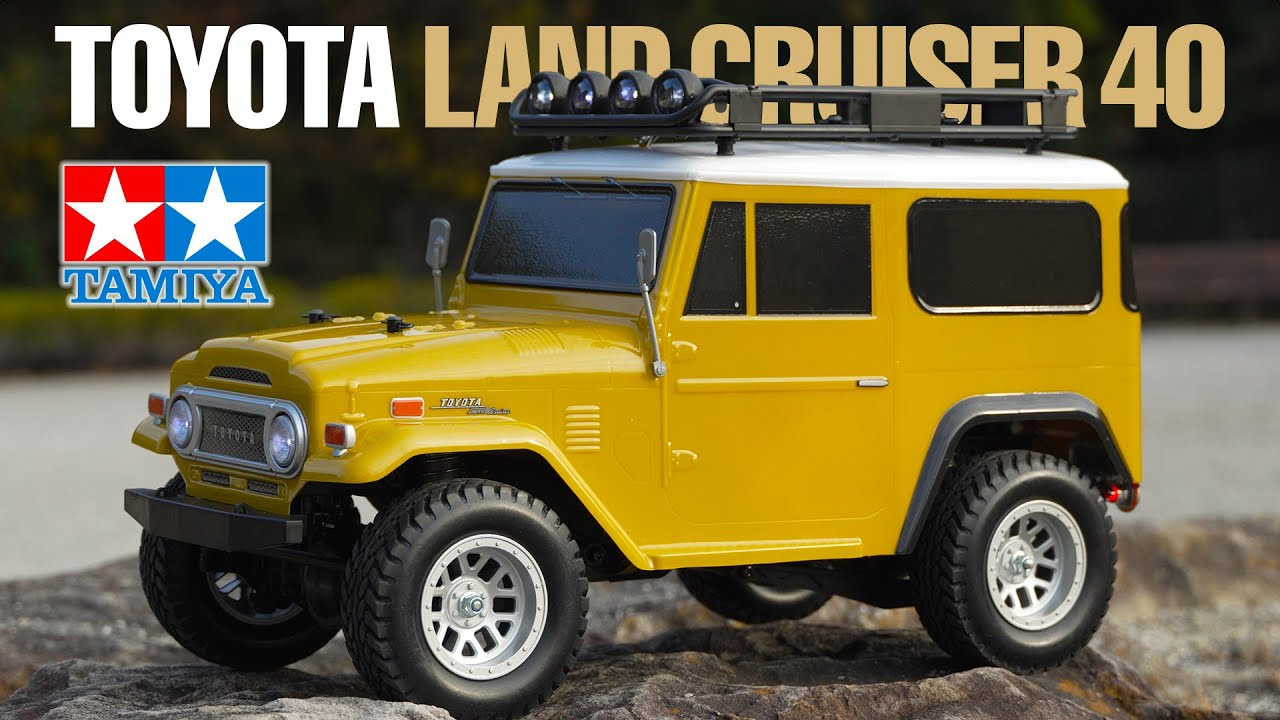 TAMIYA INC Youtube Channel 　TAMIYA 1/10 R/C TOYOTA LAND CRUISER 40 (CC-02 CHASSIS) タミヤ トヨタ ランドクルーザー 40 (CC-02シャーシ)