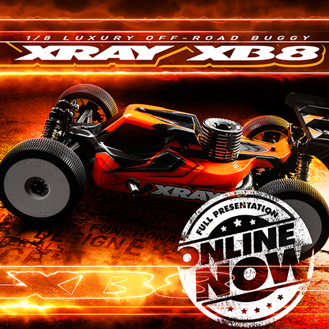 XRAY　XRAY XB8’24 詳細製品ページ公開