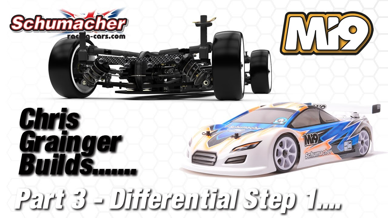 SchumacherRacingTV　Schumacher Mi9 Build Video – Differential Step 1