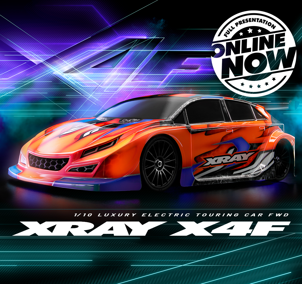 XRAY　X4F‘25 詳細製品ページ公開