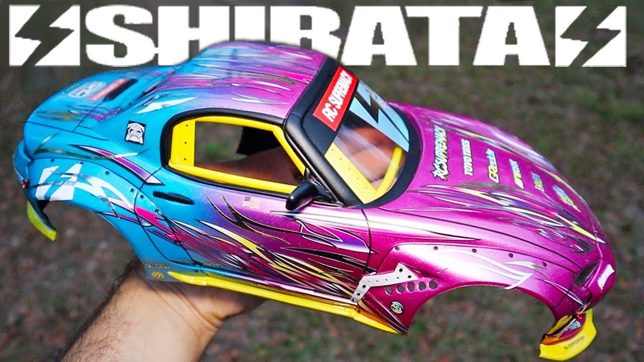 RC SUPREMACY Youtube Channel ■I airbrush/customize a MX5 Pandem MIATA 225mm RC Drift body- SHIBATA RC