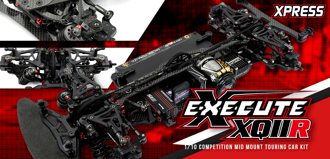 XPRESS　Execute XQ11R 1/10 Competition Mid Mount Touring Car Kitを発表