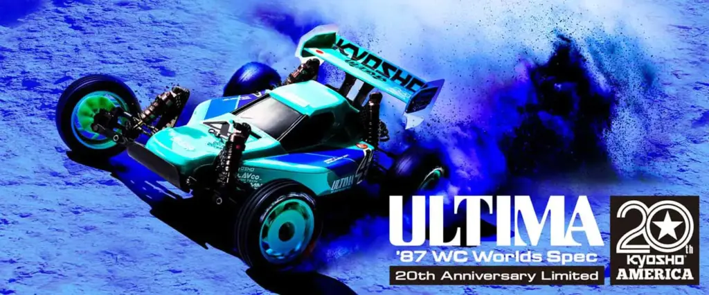 京商株式会社　1/10 EP 2WD レーシングバギー京商アメリカ20周年記念限定モデルアルティマ ’87世界戦スペックを発表