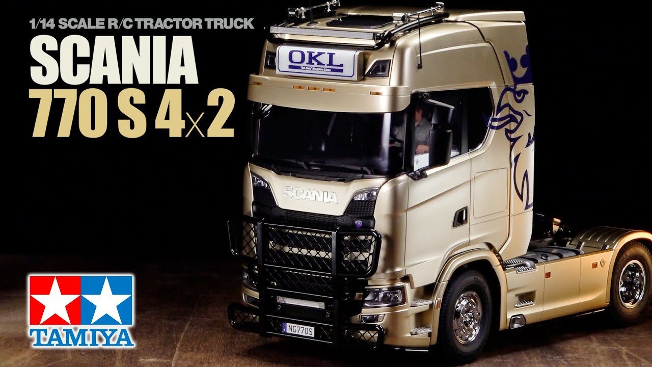 TAMIYA INC Youtube Channel 　■TAMIYA 1/14 R/C TRACTOR TRUCK SCANIA 770 S 4×2 タミヤ スカニア 770 S 4×2