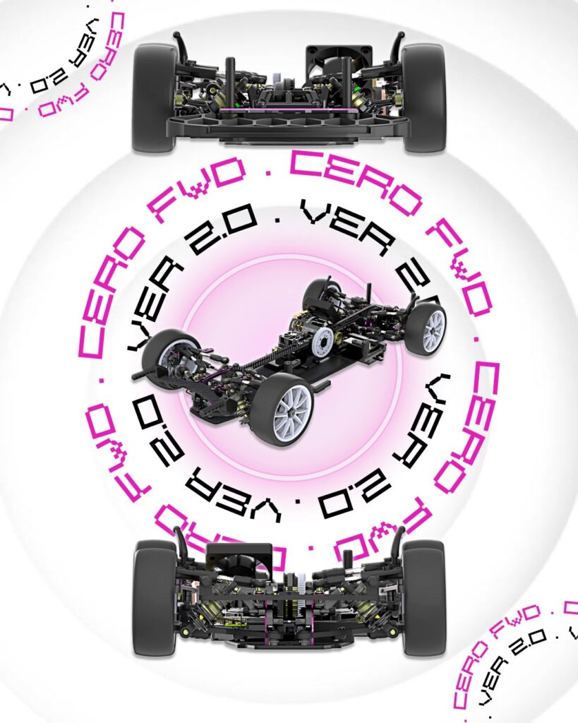 3Racing 新型ツーリングカー「CERO ULTRA FWD VERSION 2.0」を発表。 3